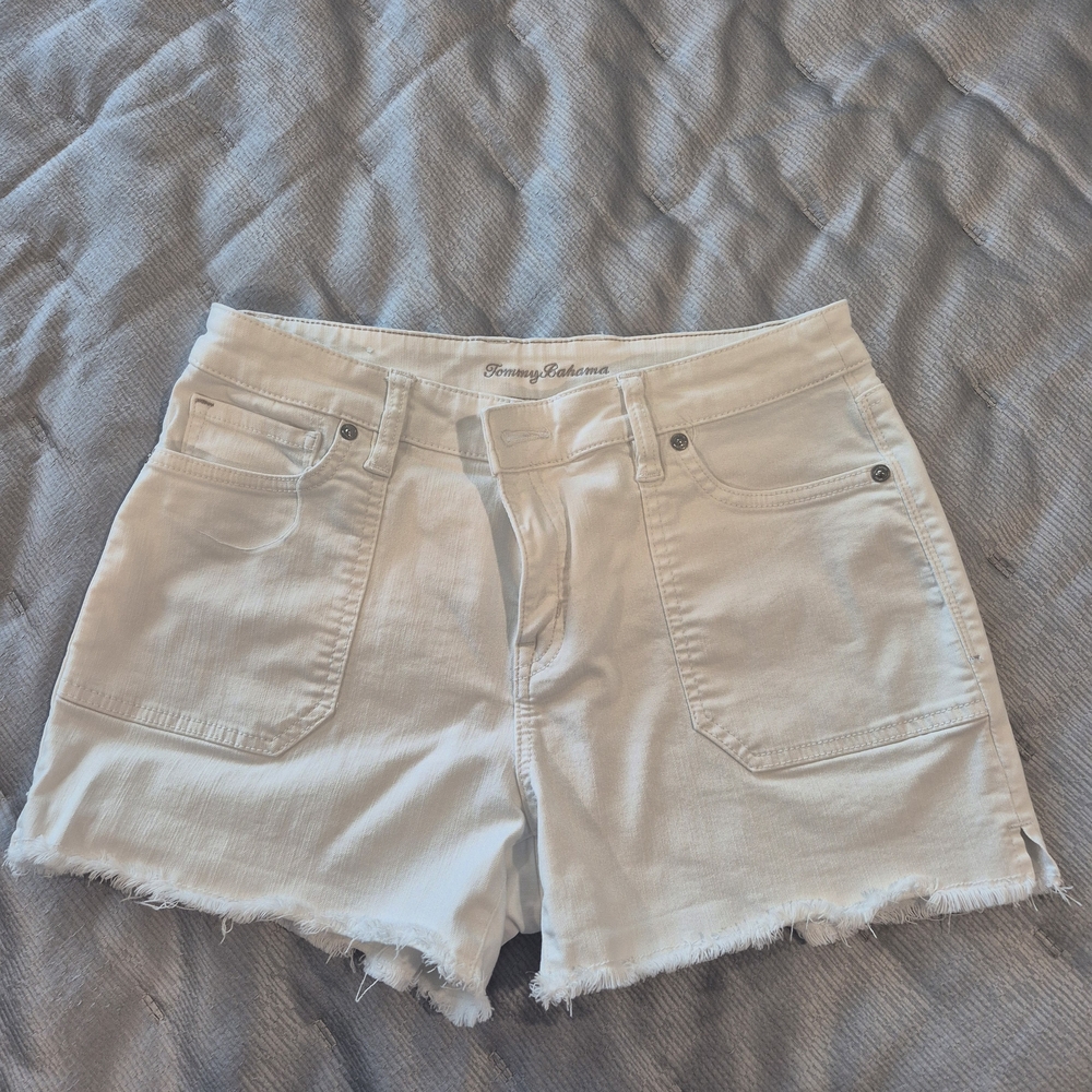 Tommy Bahama Women's White Denim Shorts